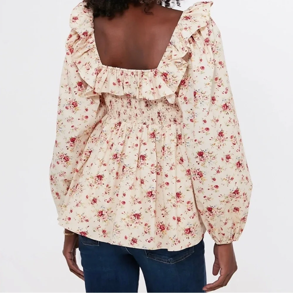Tuckernuck Hyacinth House Addison blouse Medium - Picture 4 of 8